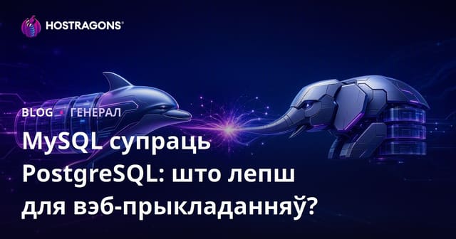 MySQL супраць PostgreSQL: што лепш для вэб-прыкладанняў?