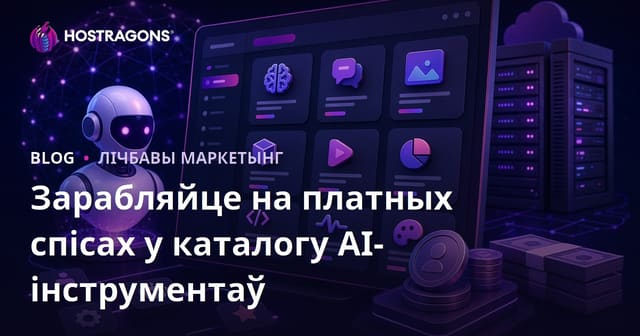Даведнік AI-інструментаў: як зарабляць на аплатным спісе і каталогах штучнага інтэлекту