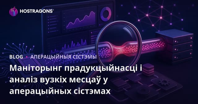 Маніторынг прадукцыйнасці і аналіз вузкіх месцаў у аперацыйных сістэмах