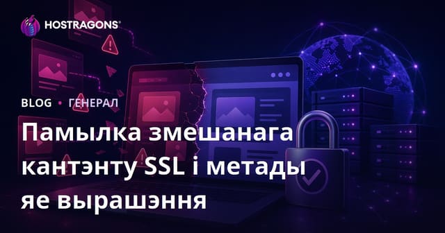 Памылка змешанага кантэнту SSL і метады яе вырашэння