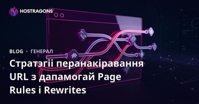 Стратэгіі перанакіравання URL з дапамогай Page Rules і Rewrites