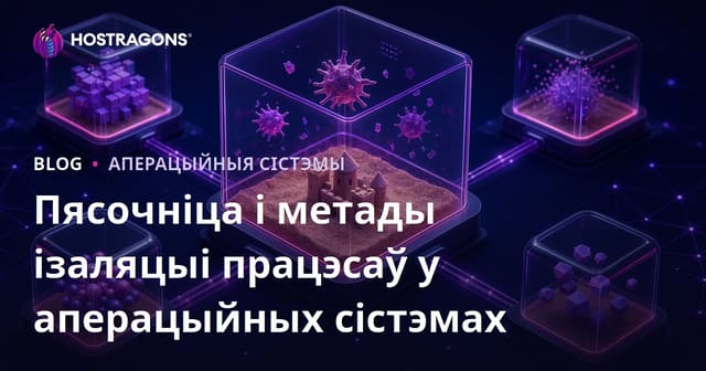 Спосабы ізаляцыі працэсаў і падборка маштабу ў аперацыйных сістэмах