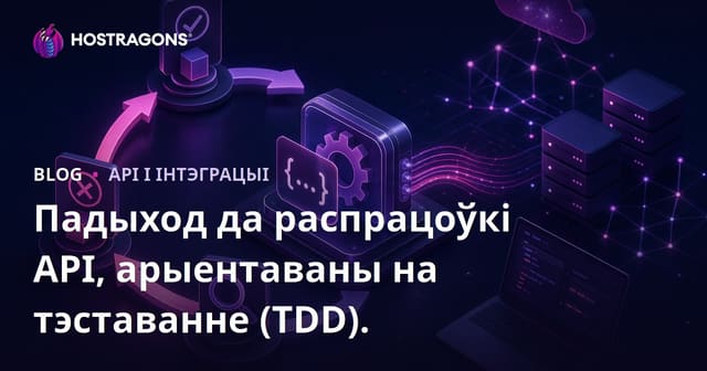 Тэсты распрацоўкі API з прымяненнем метада ТДД