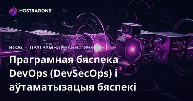 Праграмная бяспека DevOps (DevSecOps) і аўтаматызацыя бяспекі