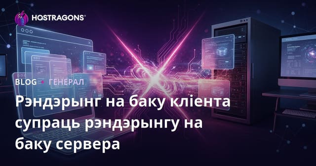 Рэндэрынг на баку кліента супраць рэндэрынгу на баку сервера