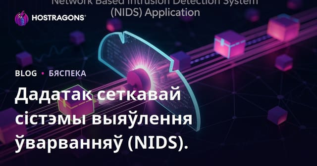 Дадатак сеткавай сістэмы выяўлення ўварванняў (NIDS).