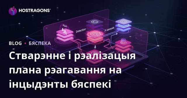 Стварэнне і рэалізацыя плана рэагавання на інцыдэнты бяспекі
