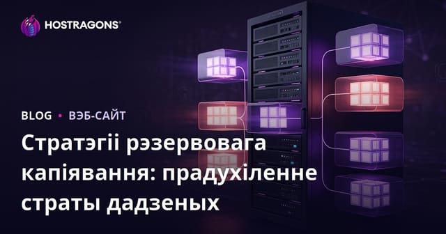 Стратэгіі рэзервовага капіявання: прадухіленне страты дадзеных