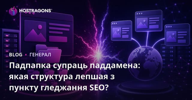 Падкаталог супраць паддомен: якую структуру абраць з пункту гледжання SEO