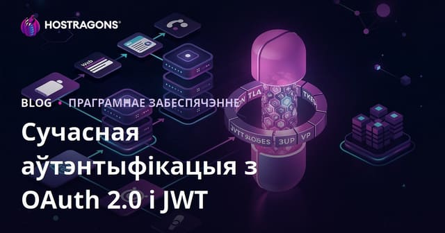 Сучасная аўтэнтыфікацыя з OAuth 2.0 і JWT
