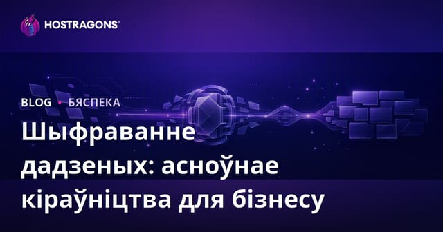 Шыфраванне дадзеных: асноўнае кіраўніцтва для бізнесу
