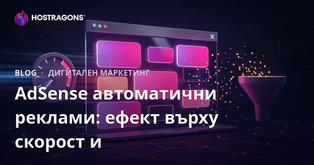Влиянието на автоматичните реклами в Google AdSense върху процента на конверсия и скоростта на сайта