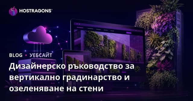Дизайнерско ръководство за вертикално градинарство и озеленяване на стени