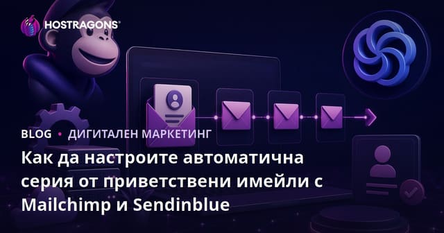 Как да настроите автоматична серия от приветствени имейли с Mailchimp и Sendinblue