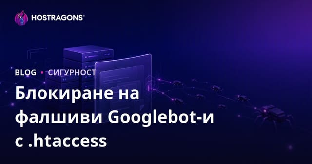 Как да открием и блокирам фалшивите Googlebot-ове с .htaccess