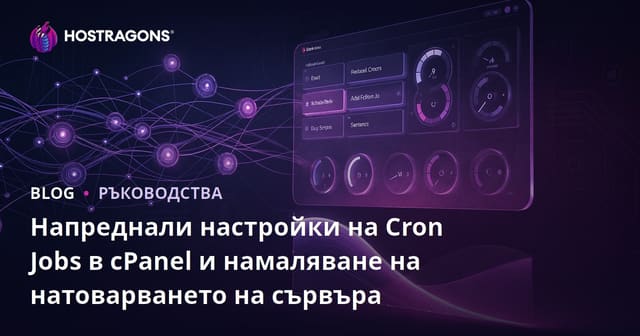 Напреднали настройки на Cron Jobs в cPanel и намаляване на натоварването на сървъра