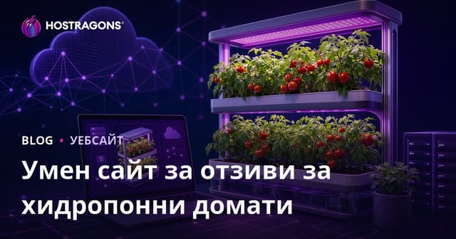 Ръководство за създаване на сайт, посветен само на отглеждане на умни хидропонни домати у дома