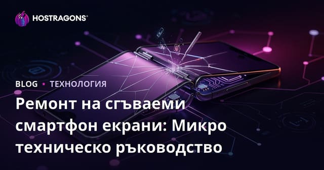 Ремонт на сгъваеми смартфон екрани: Микро техническо ръководство