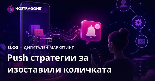 Стратегии за автоматични push известия за потребители, които напускат количката в онлайн магазините