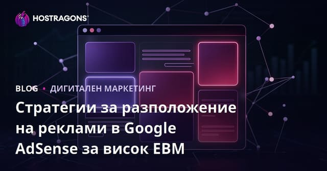 Стратегии за разположение на реклами в Google AdSense за висок EBM