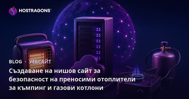 Създаване на нишов сайт за безопасност на преносими отоплители за къмпинг и газови котлони