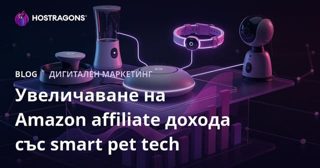 Увеличаване на доходите от Amazon Affiliate в нишата на умни домашни любимци