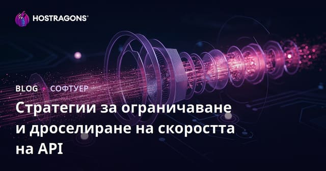 Стратегии за ограничаване и дроселиране на скоростта на API