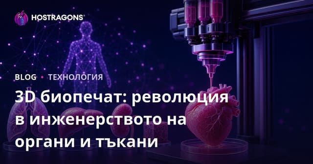 3D биопечат: революция в инженерството на органи и тъкани