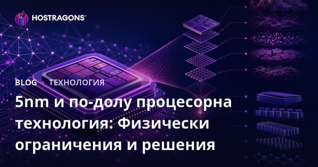 5nm и по-долу процесорна технология: Физически ограничения и решения