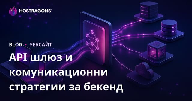 API шлюз и комуникационни стратегии за бекенд