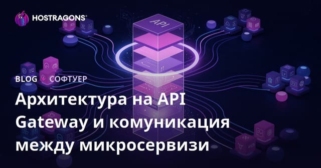 Архитектура на API Gateway и комуникация между микросервизи