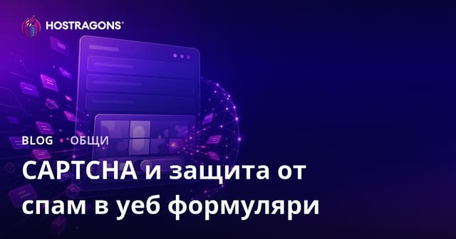 CAPTCHA и защита от спам в уеб формуляри