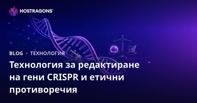 Технология за редактиране на гени CRISPR и етични дискусии