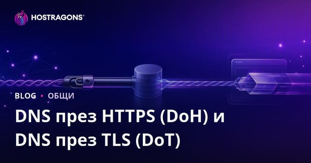 DNS през HTTPS (DoH) и DNS през TLS (DoT)