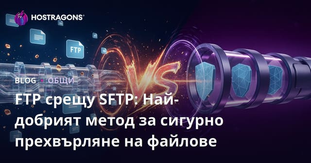 FTP срещу SFTP: Най-добрият метод за сигурно прехвърляне на файлове