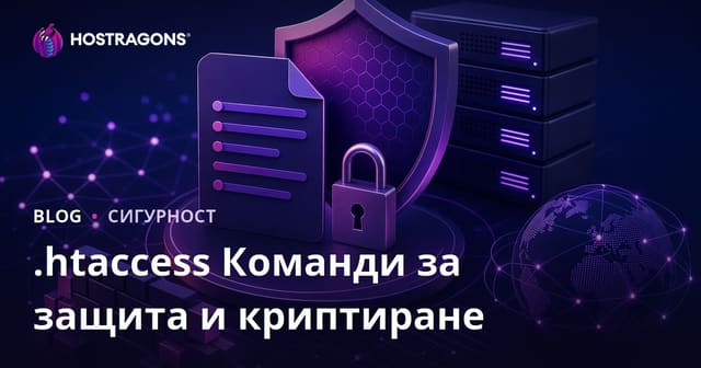 Команди за защита с парола на файла .htaccess и повишаване на сигурността на сайта