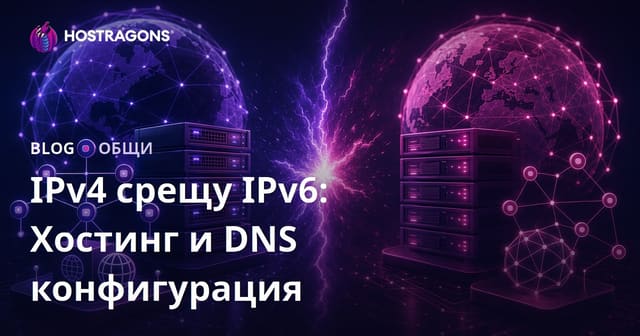 IPv4 срещу IPv6: Хостинг и DNS конфигурация
