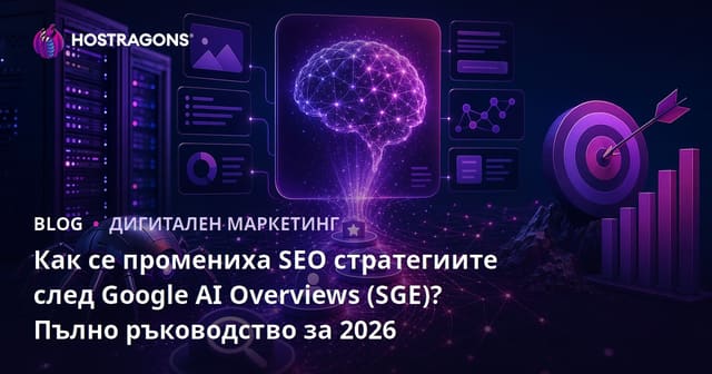 Как се промениха SEO стратегиите след Google AI Overviews (SGE)? Пълно ръководство за 2026