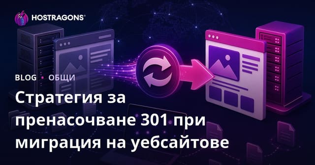 Стратегия за пренасочване 301 при миграция на уебсайтове