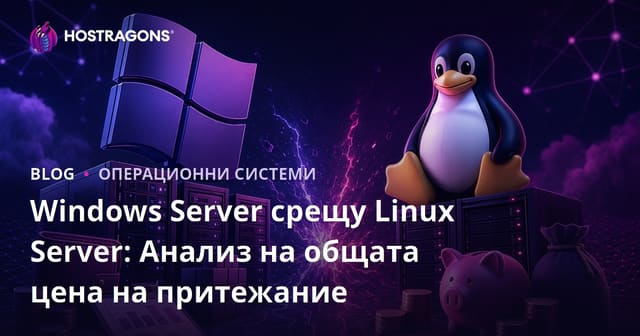 Windows Server срещу Linux Server: Анализ на Общата Собственост на Разходи