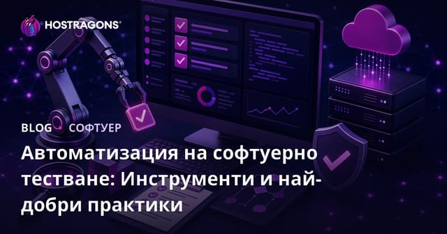 Автоматизация на софтуерно тестване: Инструменти и най-добри практики