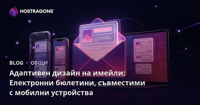 Респонсивен дизайн на имейли: Мобилно съвместими бюлетини