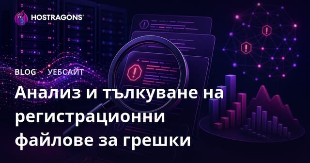 Анализ и тълкуване на регистрационни файлове за грешки
