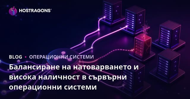 Балансиране на натоварването и висока наличност в операционните системи на сървърите