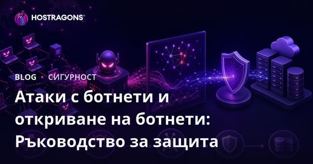 Атаки с ботнети и откриване на ботнети: Ръководство за защита