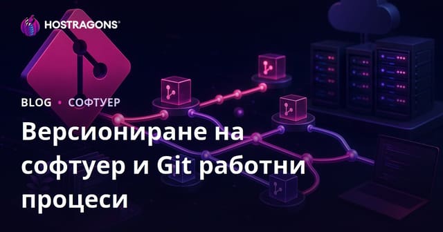 Версиониране на софтуер и Git работни процеси