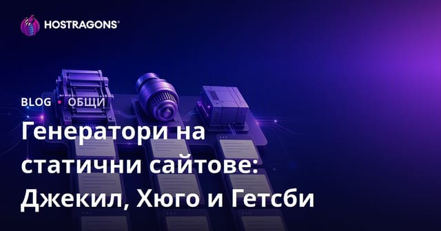 Генератори на статични сайтове: Джекил, Хюго и Гетсби