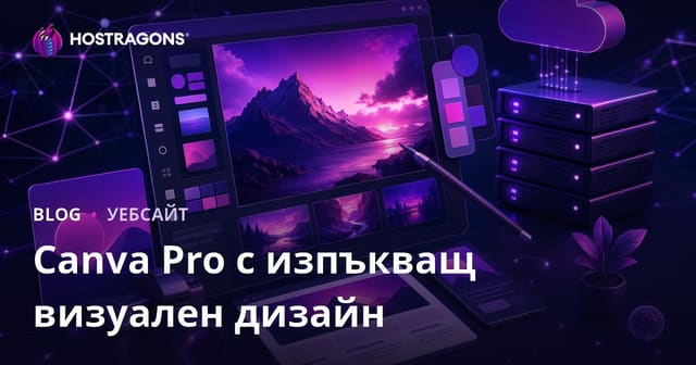 Графичен дизайн за собственици на уебсайтове: Професионални визуализации с Canva Pro