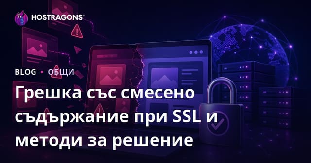 Какво представлява SSL Mixed Content грешката и решения за сигурни уебсайтове