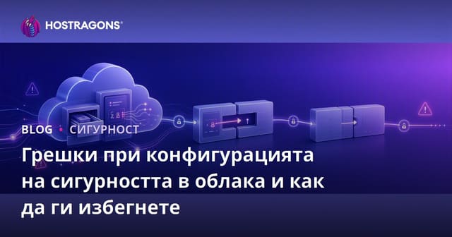 Грешки при конфигурацията на сигурността в облака и как да ги избегнете